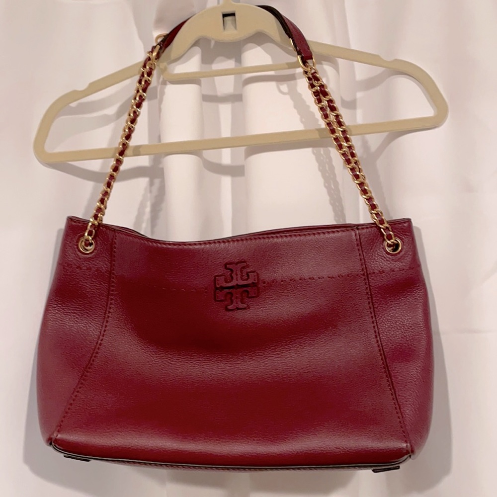 Beautiful body cross burgundy Tory Burch